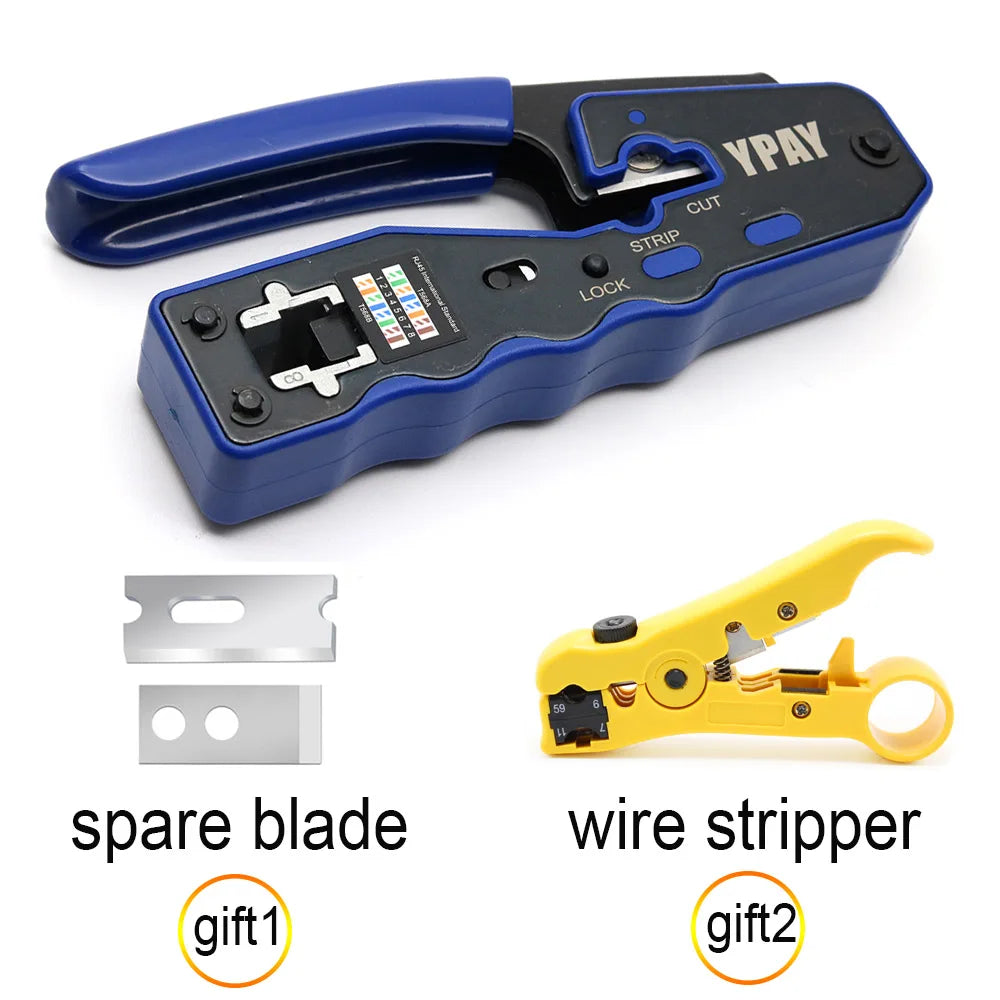 rj45 crimper hand network tools pliers cat5 cat6 8p rg rj 45 ethernet cable Stripper pressing clamp tongs clip rg45 lan