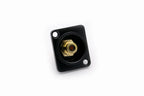 2pcs  Female RCA Panel Mount Chassis Socket Connector, Excellent quality, Black Female Socket, Red&Black Colors Available