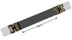 USB 2.0 Type C Ribbon Flat Cable Shielded Extension FPC Cable USB 2.0 USB-C 90 Degree Up/Down Angled Connectors 5CM-3M For TV PC
