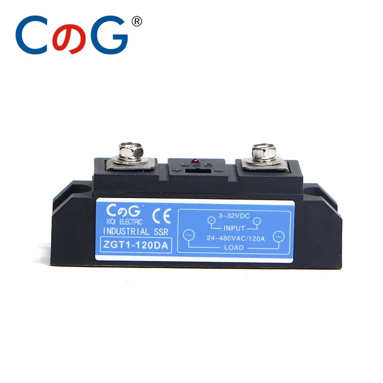 CG 120A 150A 200A DC to AC Industrial SSR High Current Power Heat Sink Aluminum Radiator Industrial Series DA Solid State Relay