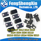 SMA Rectifier diode M1 M4 M7 SS12 SS14 SS16 SS22 SS24 SS26 SS28 SS34 SS36 SS54 SS56 SS110 SS210 SS220 SS310 SS510 DO-214AC