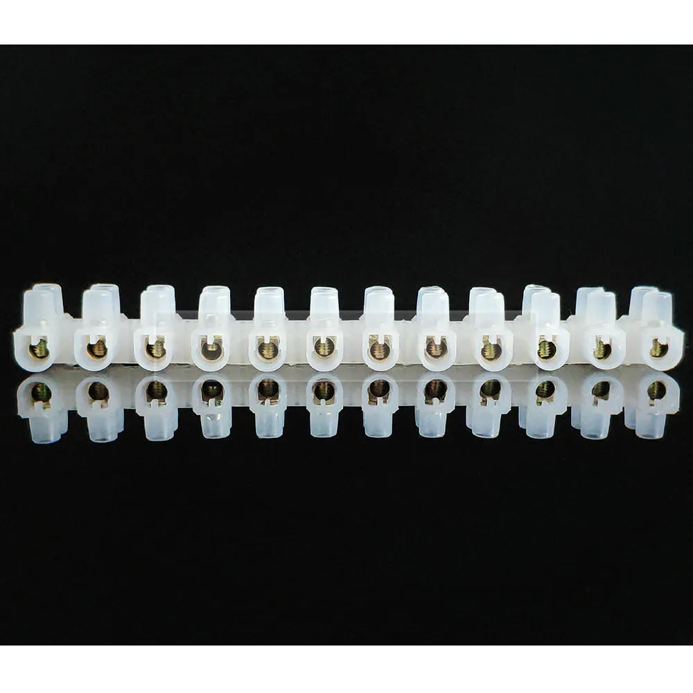 Plastic terminal block Wire connector 5A 10A Dual Row 12 Positions Screw terminal block cable connector Electric Barrier Strip