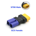 Amass Adapter XT60 to XT90 EC5 EC3 TRX T Deans XT30U Female Male Connectors 4.0mm Banana Plug RC Lipo Battery Control Parts DIY