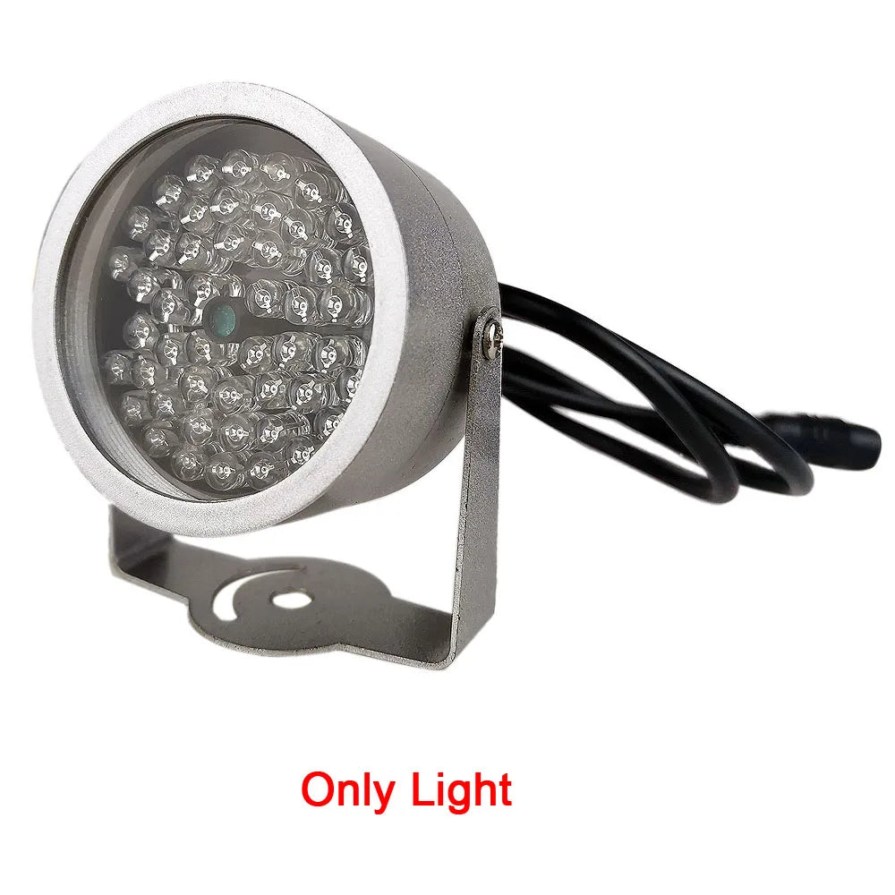 48 LED IR Illuminator Light Infrared Led Lamp 850nm Metal Waterproof Night Vision Lighting For CCTV Camera Fill Light With Screw