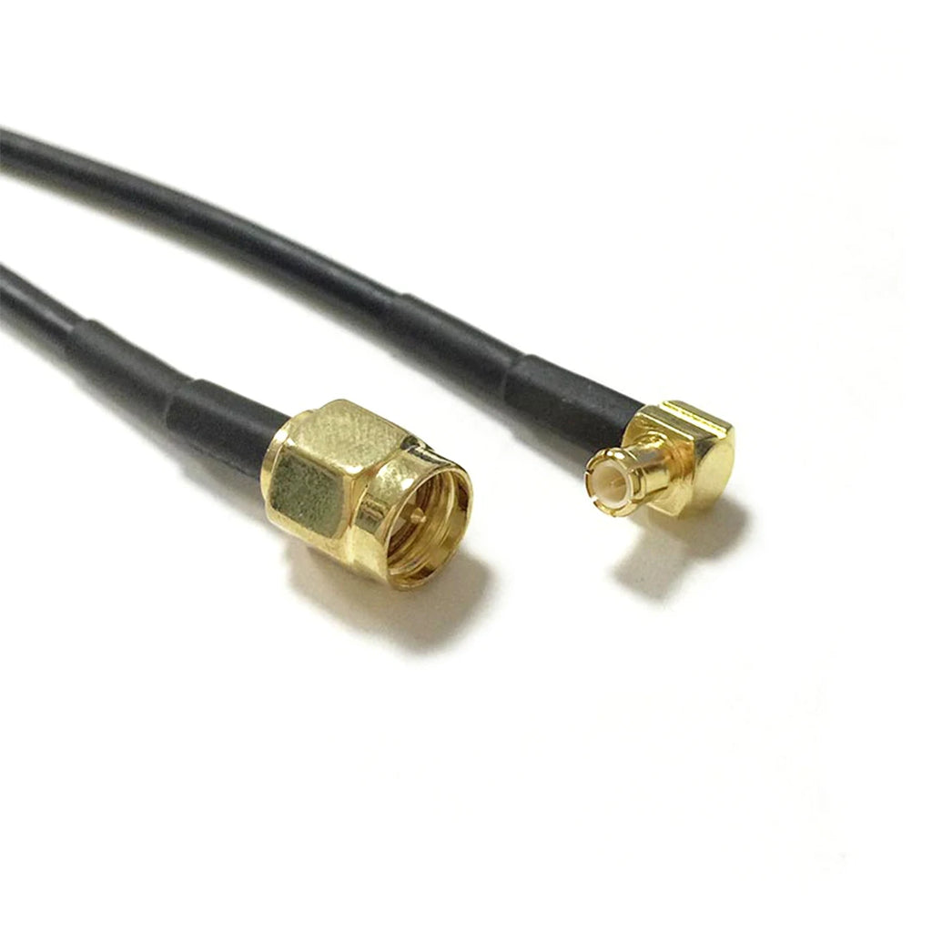 New SMA Male Female Jack  Nut  /RP SMA Switch MCX/MMCX  Male Plug Right Angle Pigtail Cable RG174 Wireless Modem Extension