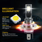 2PCS H8 H11 Led HB4 9006 HB3 9005 Fog Lights Bulb 3030 12SMD 6000K White Car Driving Running Lamp Auto Front Lamp Leds Light 12V