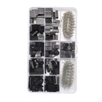 Dupont Connector 2.54mm Cable Jumper Wire Pin Header Housing Kit Male Crimp Pins+Female Pin Terminal Connector Electric Cable