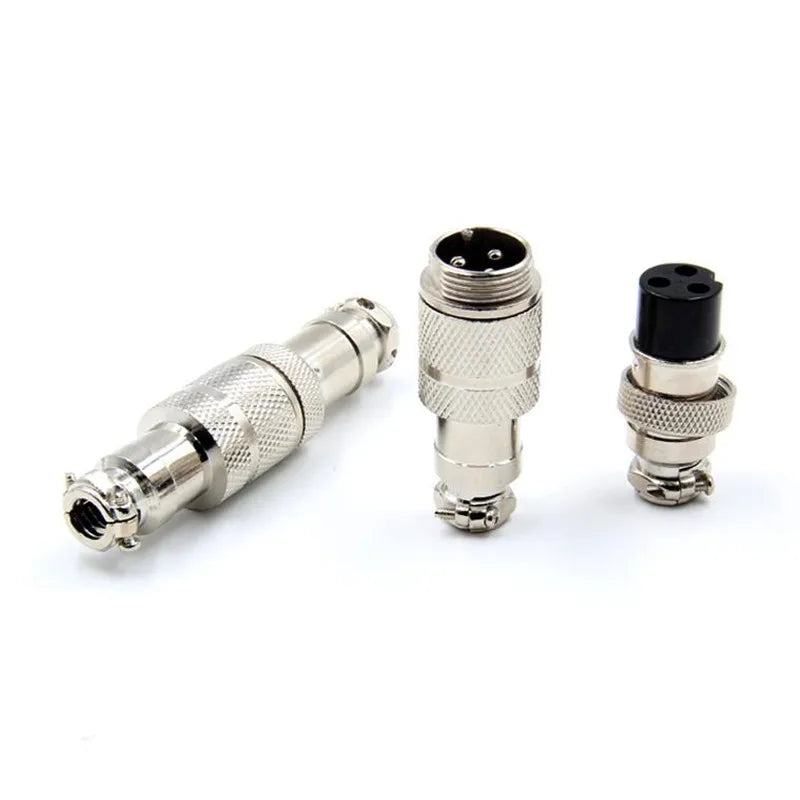 1set GX16 Butting Docking Male & Female 16mm Circular Aviation Socket Plug 2/3/4/5/6/7/8 Pin Wire Panel Connectors