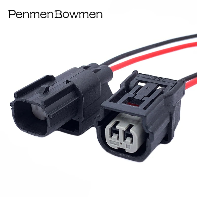 1 Set 2 Pin Car ABS Switch Ignition Coil Electrical Cable Connector Female Male Wire Harness Plug for 6189-7036 6189-6905