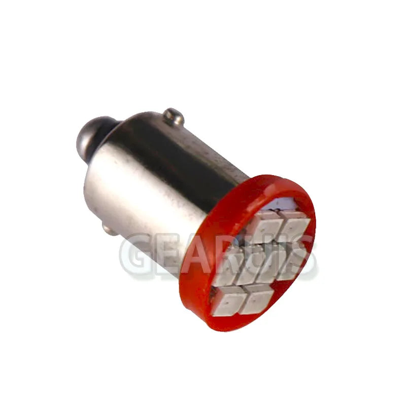 100pcs AC DC 6V 6.3V BA9S Non polar 8 SMD 1206 3020 T4W LED Bulbs for pinball machine White Red Blue Green Yellow green 6.3V AC