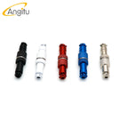 Angitu Electroplated GX12 Aviator GX 12 Connector Plug Butting Docking 4 core Male&Female Red Blue Black White Yellow