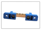 1Pcs Brass Wiring Terminal Row Zero Strip Flame Retardant Distribution Box Connection Terminal Adjustable Mounting Holes 4-16Pin