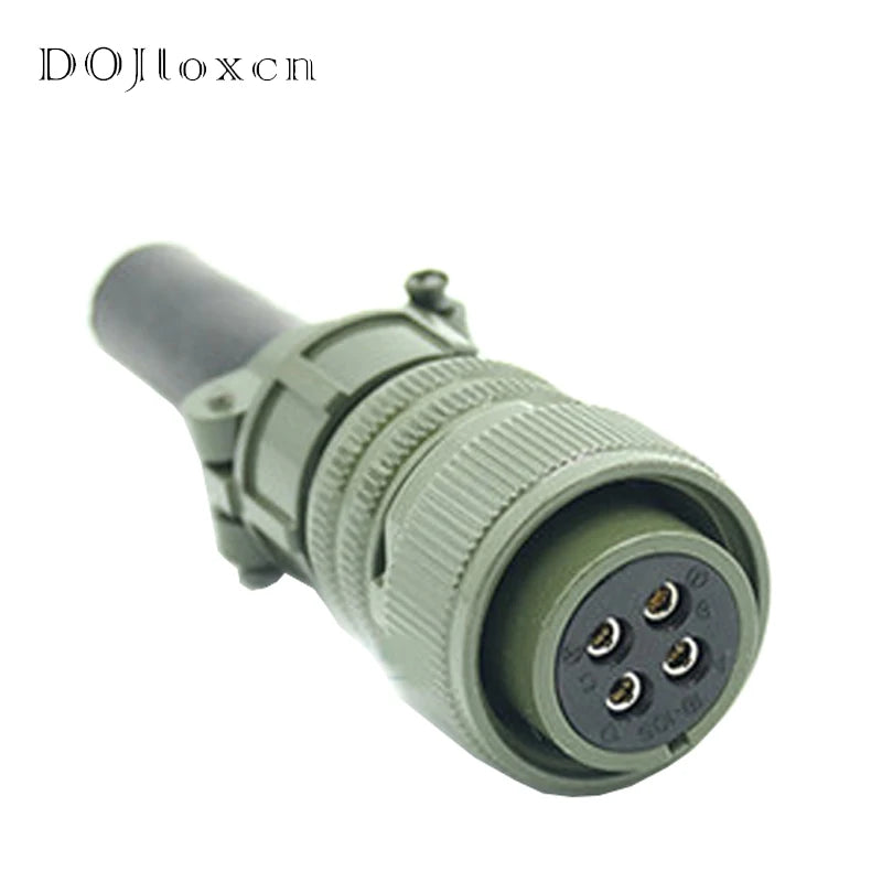 1 Set 4 Pin MS5015 Military Standard Aviation Electricity Plug MS3108A-18-10S/P MS3102A Straight Elbow Male Female Connector