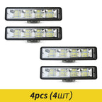 72W Car Work Light LED Bar 4x4 24 LED Working Bar Offroad SUV ATV Tractor Boat Trucks Excavator 12V 24V LED Combo Beam