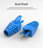 (50pcs/pack) Network RJ45 Cable Boots Plastic Protective Sleeve Strain Relief For Cat5e Cat6 Modular Plug Protection