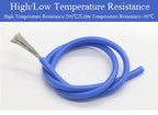 1M/5M Heat-resistant Cable 30 28 26 24 22 20 18 16 15 14 13 12 10 AWG Ultra Soft Silicone Wire High Temperature Flexible Copper