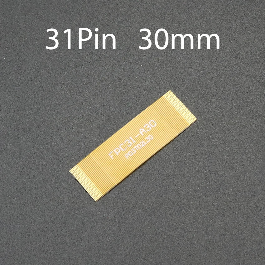 1pcs FPC Flexible Cable 13 21 23 25 27 31 33 39 45 51 Pin FFC FPC Flexible Flat Cable Pitch 0.3mm Same Direction Length 20-200mm