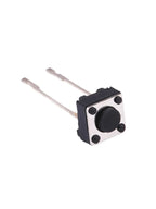 50pcs Tactile Push Button Switch 6x6x5mm 2pin Touch Push Button Long Needle Momentary Switch Micro Push Tact Switch