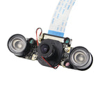 Raspberry Pi Camera Night Vision Focal Adjustable 5MP OV5647 Automatically Switch Day Night Mode for RPI 5 4B 3B+ 3B Zero W