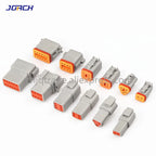 2-12 Pin DT Deutsch Series Waterproof Auto Connector Kits Solid Contacts With Crimping & Removal Tools DT06-2S DT04-2P DT06-3S
