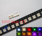 100pcs=5colors x 20pcs 5050 5730 3014 1210 2835 3528 1206 0805 0603 0402 SMD LED Diode Kit Red / Green / Blue / White / Yellow