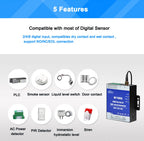 GSM 3G 4G Cellular RTU SMS Alarm Controller S150 8DIN 2Relay Switch Industrial IoT Monitoring System In-Built Watchdog