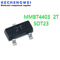 100PCS/Lot MMBT4403 MMBT4403LT1G 2T SOT23 MMBT4403LT1 2N4403 600mA 40V SOT-23 PNP SMD Transistor new and original