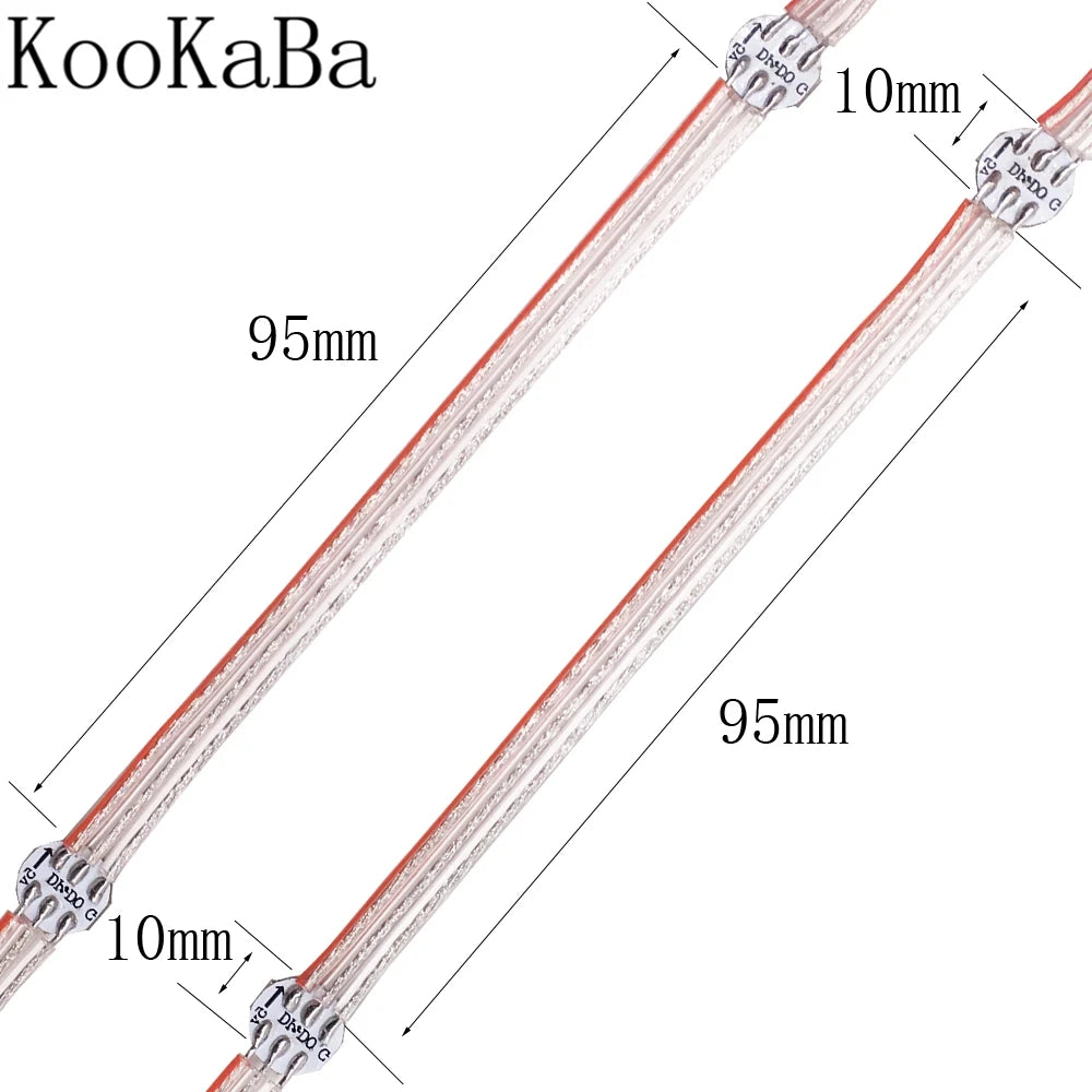 10/25/50/100Leds/String WS2812B Pixels RGB LED Strip Module Heatsink Board Nodes Addressable Individually DC5V