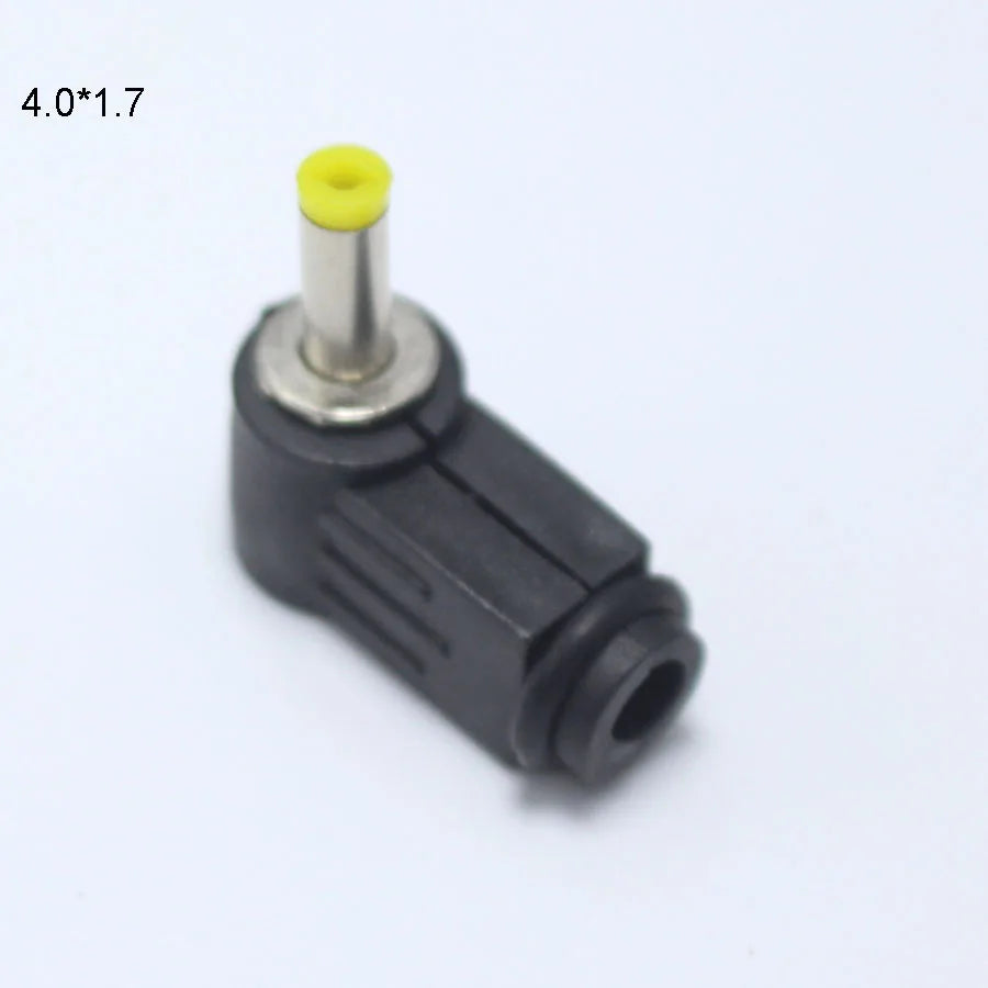 2PCS Male DC Power Plug Connector Angle 90 Degree L Shaped Plastic 5.5*2.5 5.5*2.1 4.8*1.7 4.0*1.7 3.5*1.35 3.5*1.1 2.5*0.7mm