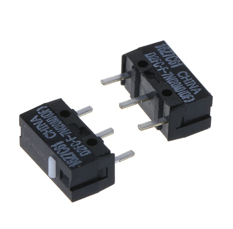 Mouse Micro Switch Original Omron D2FC-F-7N White Dot 20M Clicks Life Micro Switches 2PCS