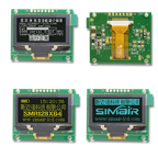 1.51 1.54 Inch 24PIN SPI/IIC/6800 COG 3.3V Blue PMOLED Screen SSD1309 Graphic 128x56 Display Transparent OLED 128x64