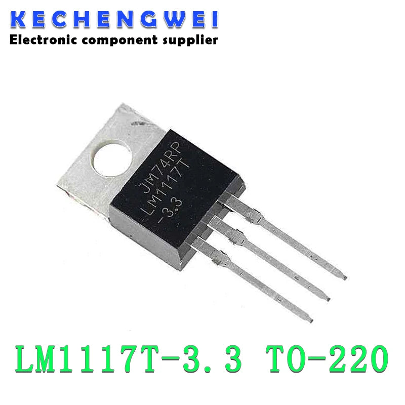 10PCS LM1117T-3.3 LM1117T LM1117 Low Dropout Voltage Regulator 3.3V