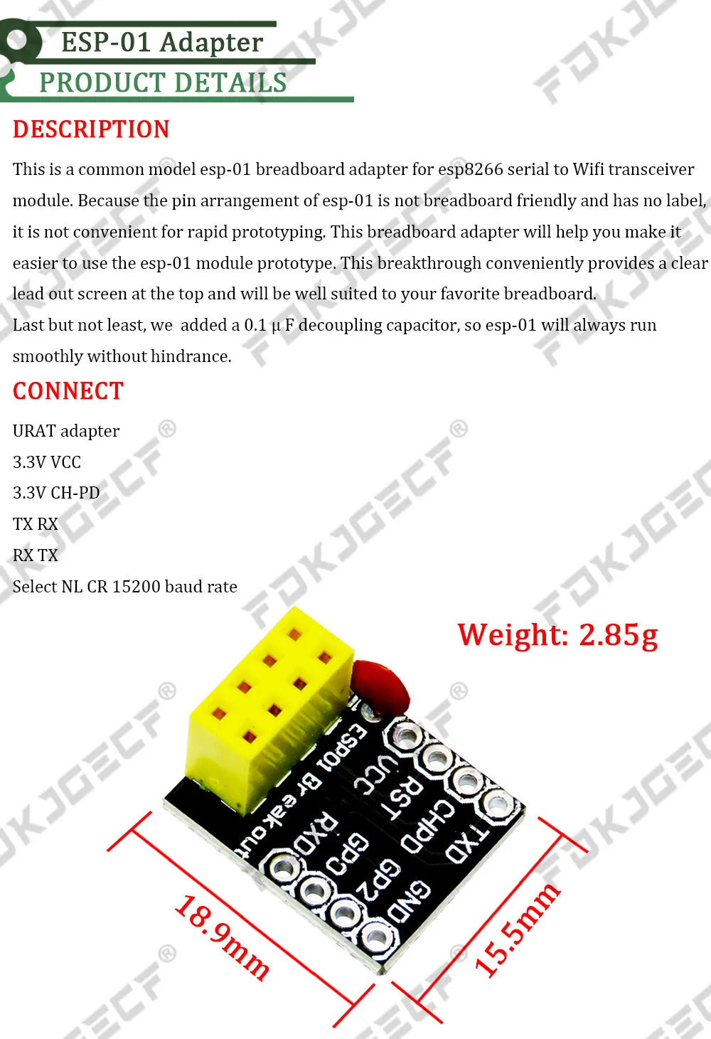 ESP-01 Upgraded version ESP-01S ESP8266 serial WIFI model Authenticity Guaranteed Internet of thing Wifi Model Board For Arduino