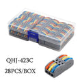 Mini Wire Electrical Connector Boxed 222 LED Strip Lighting Quick Connectors Universal Compact Conductor Push-in Terminal Blocks
