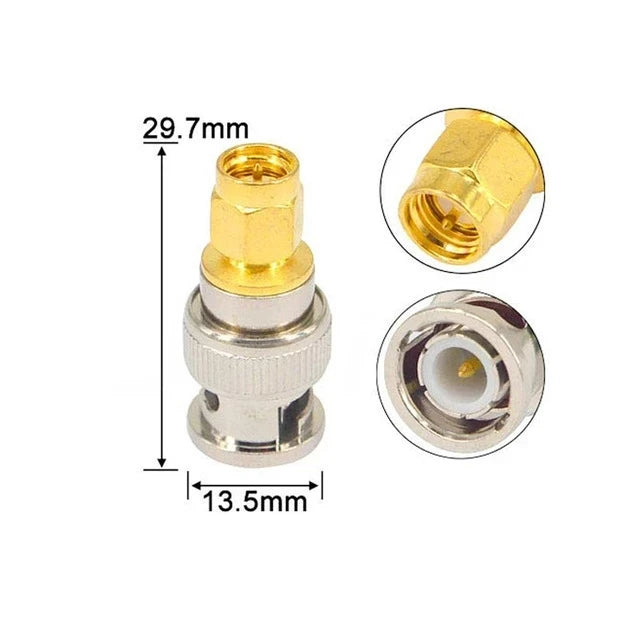 BNC To SMA Connectors Type Male Female RF Connector Adapter Test Converter Kit Transmission Cables SMA To BNC connector