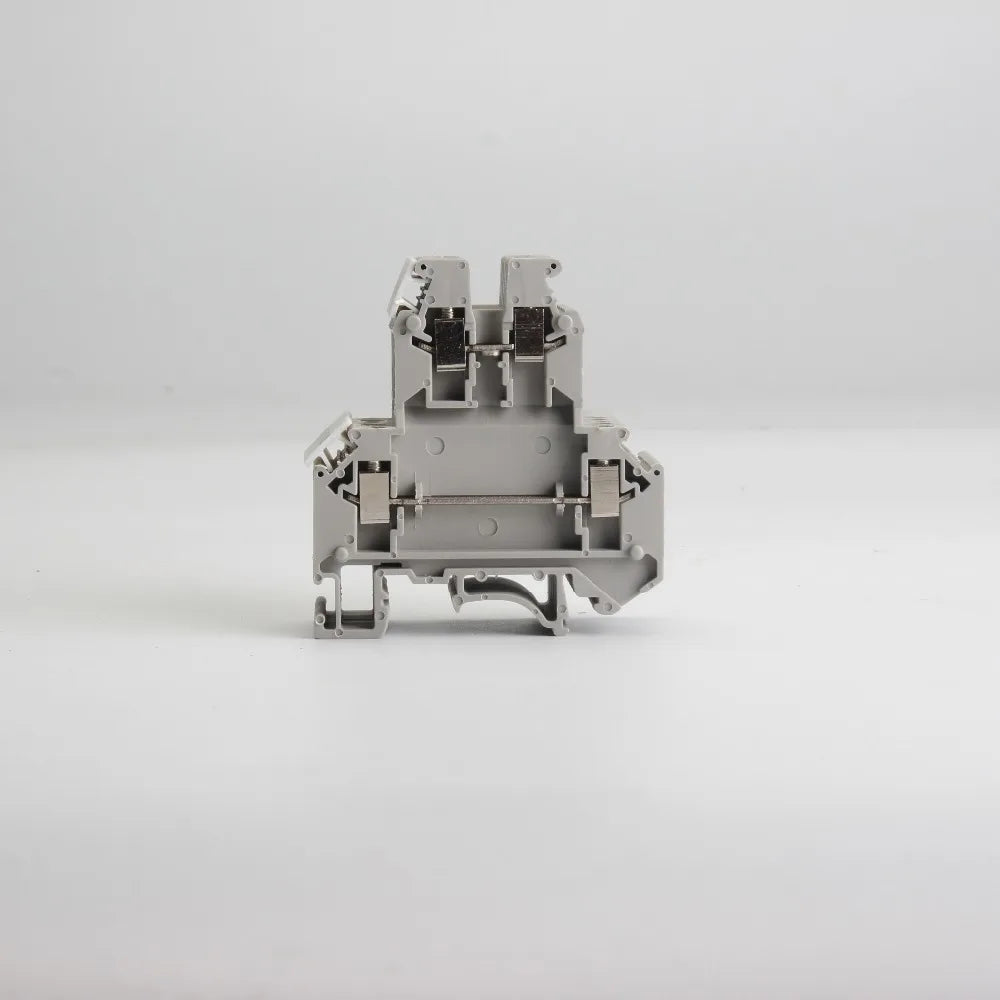 50pcs / box UKk3 DIN rail universal class PCB Terminal blocks double-deck