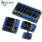 1-10Pcs 1 2 4 8 Channel 5V DC Relay Module Solid State High Level SSR AVR DSP G3MB-202P Relay for arduino