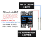 Solid State Relay Single Phase SSR 220V 25A 40A Output SSR-25DA SSR-40DA SSR-40AA SSR-40DD Relay Module for Temperature Control