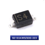 (100pcs) 1N5819WS SOD-323 0805 SMD Schottky Diode 1N5819 (Marking S4) SD103AWS