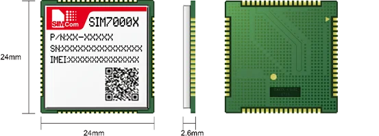 SIM7000E SIMCom Original LPWA Cat-M/NB-IoT/GSM Module, with GNSS Support, Powerful Expansibility