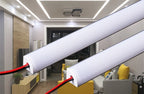 1-10 PCS LED Rigid Strip DC12V 50CM 20 Inch SMD5730 36LEDs U/V-Shaped Flat LED Aluminum Channel Rigid Strip for Indoor Lighting