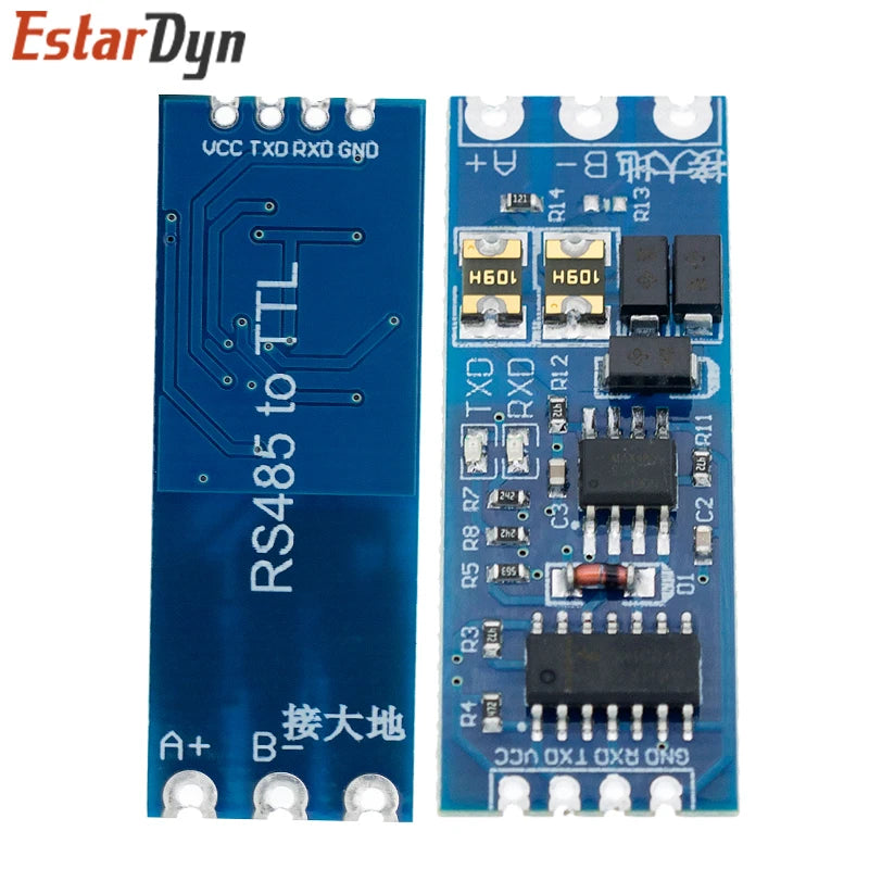 TTL Turn To RS485 Module Hardware Automatic Flow Control Module Serial UART Level Mutual Conversion Power Supply Module 3.3V 5V