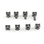 50pcs Micro Switch 4.5*4.5 Button Momentary Tactile Tact Push 3 Pin DIP Rgiht Angle 4.5x4.5x3.8/4.3/4.5/4.8/5/6/7/8 mm