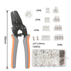 Crimping Tool Pliers JST XH-2.54 Crimping pliers for JST 2.54 2510 Connectors With Connector plug + needle +socket Header