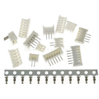 10Sets 1.25mm Pitch Micro JST Connector Kit Pin Header Housing Terminal 2-10Pin PCB Mount Wire to Board Connection Plug Socket