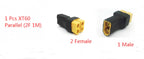 1PCS Deans T Plug  EC3 EC5 XT60 XT90 Parallel Serial Adapter Lipo Battery Converter Connector Plug DIY RC Model accessories