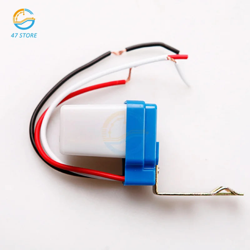 Automatic On Off Photocell Street Lamp Light Switch Controller DC12V AC 220V 50-60Hz 10A Photo Control Photoswitch Sensor Switch