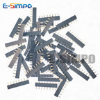 100pcs 2.54mm PH3.5 Low Short Profile Straight Single Row 1x2/3/4/5/8/10/12/24P Rohs Gold PCB Female Pin Header Socket Connector