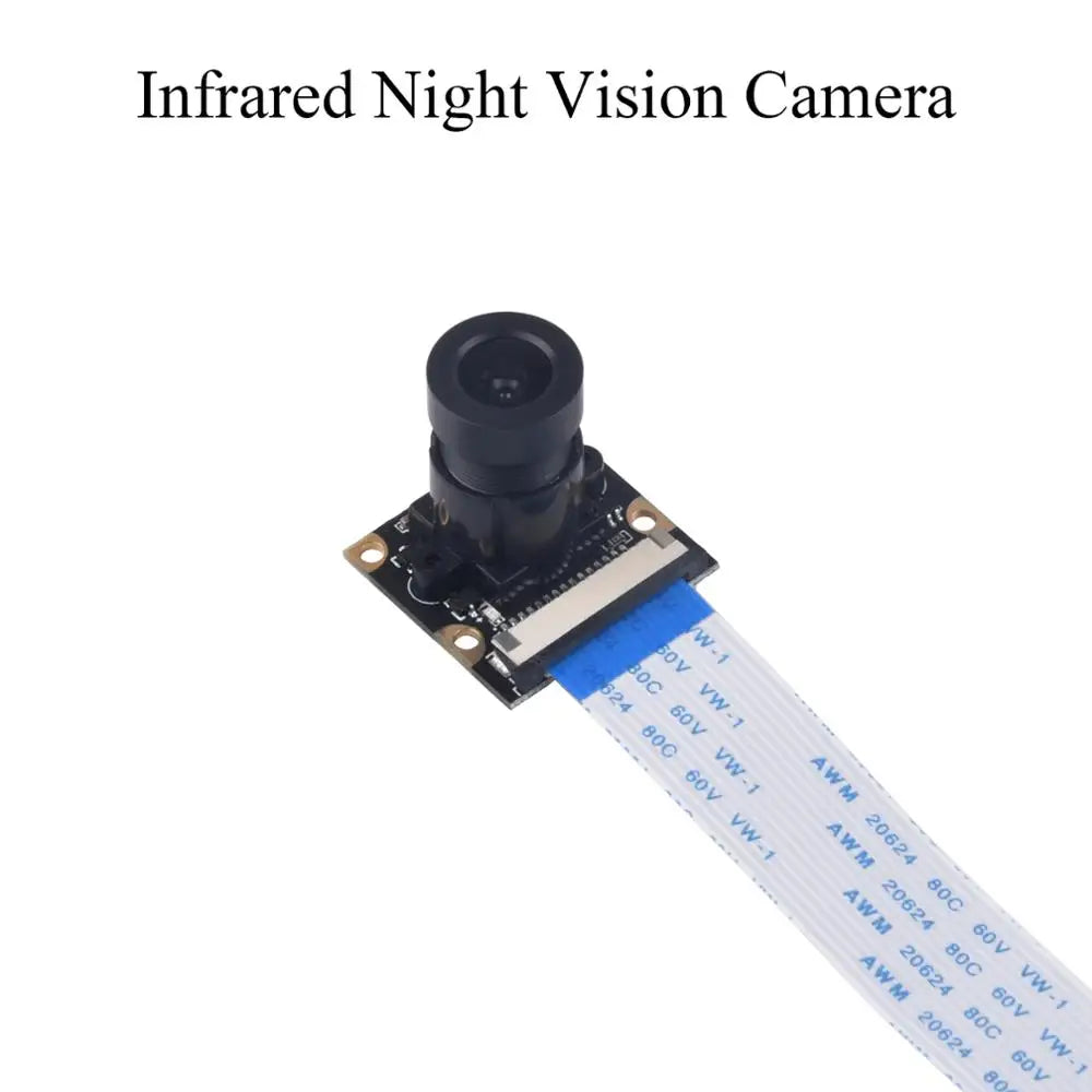 Raspberry Pi 4B Camera Module Night Vision 5MP Webcam With Infrared IR Sensor LED Light For Raspberry Pi 4B/3B+/3B