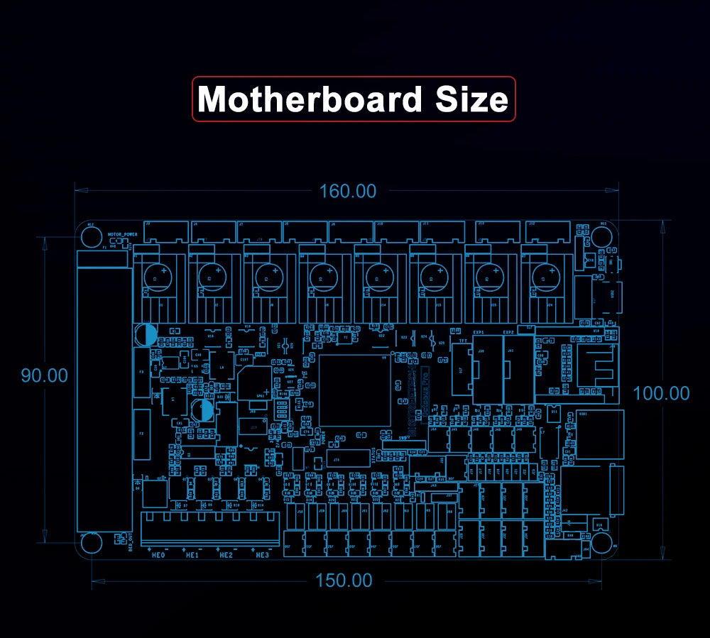 BIGTREETECH Octopus PRO V1.0/V1.1 Motherboard 32-Bit Control Board Upgrade Octopus TMC5160T TMC2208 VS Ender3 V2 For CR10